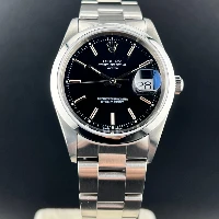 Rolex Oyster Perpetual Date 34mm Nero Indici