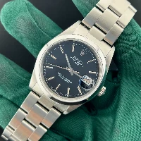 Rolex Oyster Perpetual Date 34mm Nero Indici