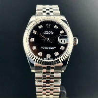 Rolex Datejust 31mm Nero Diamanti Jubilee