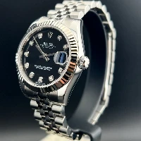 Rolex Datejust 31mm Nero Diamanti Jubilee