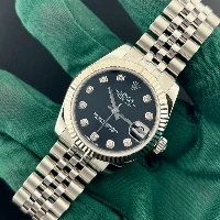 Rolex Datejust 31mm Nero Diamanti Jubilee