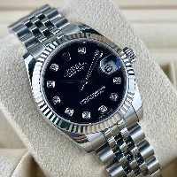 Rolex Datejust 31mm Nero Diamanti Jubilee