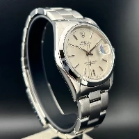 Rolex Oyster Perpetual Date 34mm Silver Indici