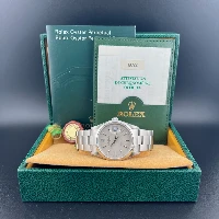 Rolex Oyster Perpetual Date 34mm Silver Indici