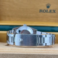 Rolex Oyster Perpetual Date 34mm Silver Indici
