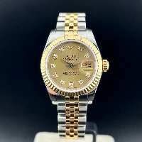 Rolex Lady Datejust 26mm Acciaio & oro Champagne Brillanti