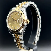 Rolex Lady Datejust 26mm Acciaio & oro Champagne Brillanti