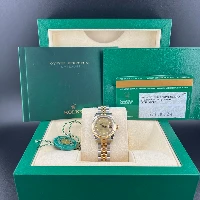 Rolex Lady Datejust 26mm Acciaio & oro Champagne Brillanti