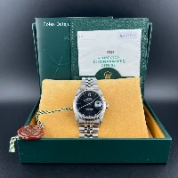 Rolex Datejust 36mm Nero Indici Jubilee