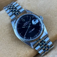 Rolex Datejust 36mm Nero Indici Jubilee