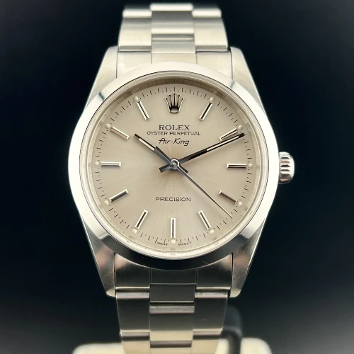 Rolex Air King Silver Indici