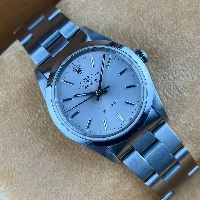 Rolex Air King Silver Indici