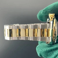 Rolex Daytona Acciaio&Oro Black Dial Diamonds