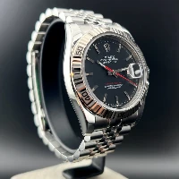 Rolex Datejust Turn O Graph Nero Jubilee
