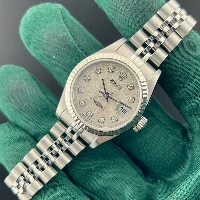 Rolex Lady Datejust 26mm Jubilee Silver Computer Brillanti