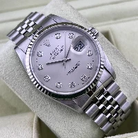 Rolex Datejust 36mm Silver Brillanti Jubilee