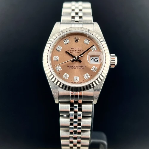 Rolex Lady Datejust 26mm Jubilee Rosa Brillanti