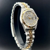 Rolex Lady Datejust 26mm Acciaio & oro Silver Brillanti 