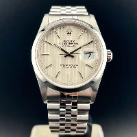 Rolex Datejust 36mm Silver Tapisserie Jubilee