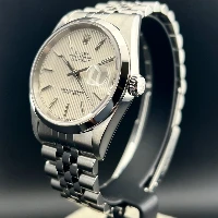 Rolex Datejust 36mm Silver Tapisserie Jubilee