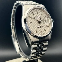 Rolex Datejust 36mm Silver Tapisserie Jubilee