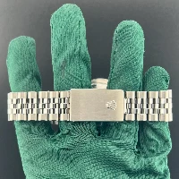 Rolex Datejust 36mm Silver Tapisserie Jubilee