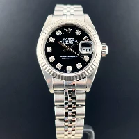 Rolex Lady Datejust 26mm Jubilee Nero Brillanti