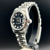 Rolex Lady Datejust 26mm Jubilee Nero Brillanti