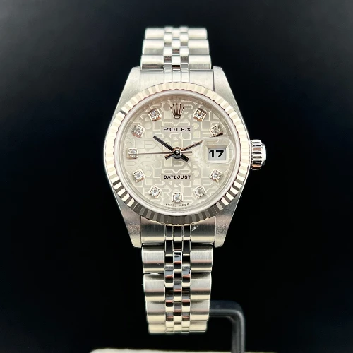 Rolex Lady Datejust 26mm Jubilee Silver Computer Brillanti