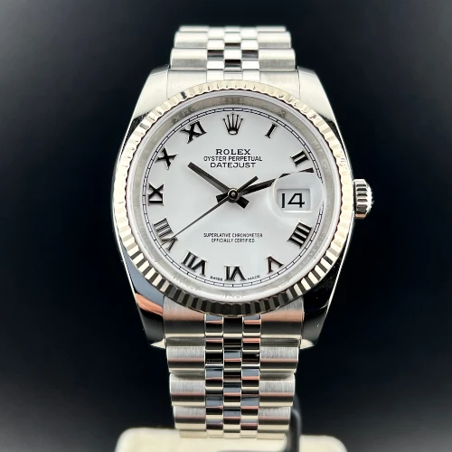 Rolex Datejust 36mm Jubilee Bianco Romani