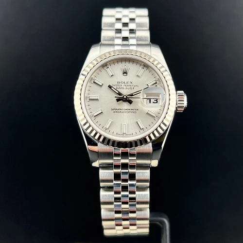 Rolex Lady Datejust 26mm Silver Indici Jubilee