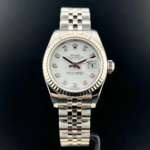 Rolex Lady Datejust 26mm Bianco Brillanti