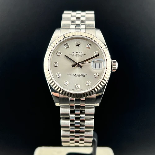 Rolex Datejust 31mm Silver Diamanti Jubilee