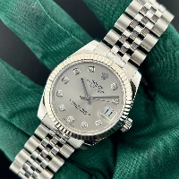 Rolex Datejust 31mm Silver Diamanti Jubilee