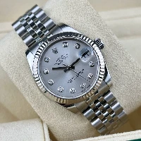 Rolex Datejust 31mm Silver Diamanti Jubilee