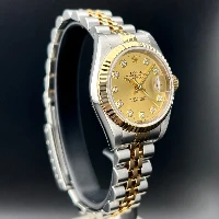Rolex Lady Datejust 26mm Acciaio & oro Champagne Brillanti 