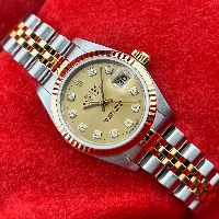 Rolex Lady Datejust 26mm Acciaio & oro Champagne Brillanti 