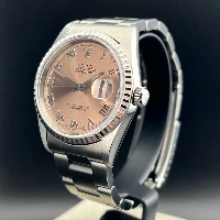 Rolex Datejust 36mm Rosa Romani Ghiera Godronata