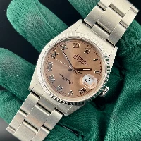 Rolex Datejust 36mm Rosa Romani Ghiera Godronata