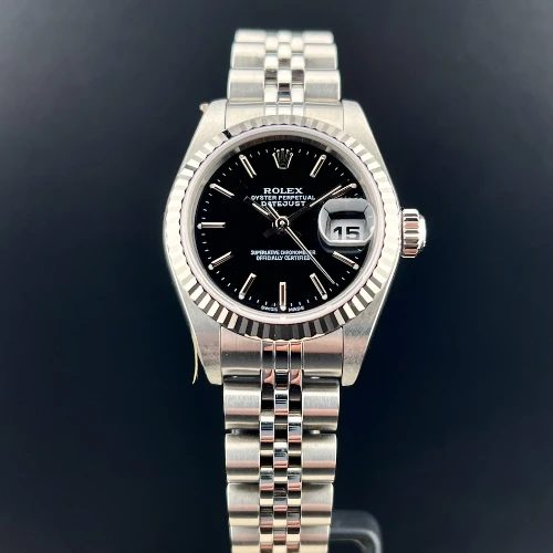 Rolex Lady Datejust 26mm Jubilee Nero Indici