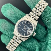 Rolex Lady Datejust 26mm Jubilee Nero Indici