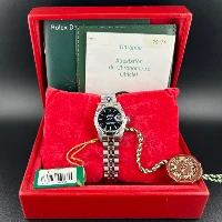 Rolex Lady Datejust 26mm Jubilee Nero Indici