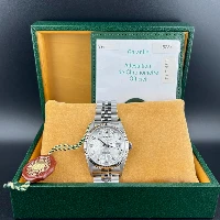 Rolex Datejust 36mm Silver Computer Brillanti