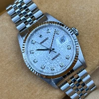 Rolex Datejust 36mm Silver Computer Brillanti