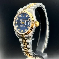 Rolex Datejust 26mm Acciaio & Oro Blu Brillanti 