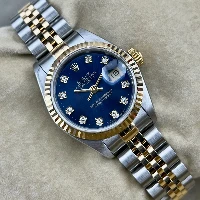 Rolex Datejust 26mm Acciaio & Oro Blu Brillanti 