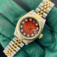Rolex Datejust 26mm Acciaio & OroRosso Vignette Brillanti 