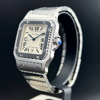 Cartier Santos Galbée Acciaio Medium