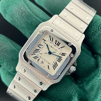 Cartier Santos Galbée Acciaio Medium