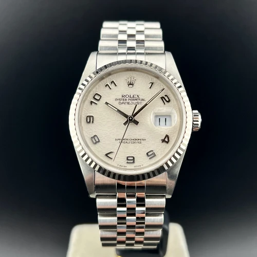 Rolex Datejust 36mm Bianco Computer Jubilee